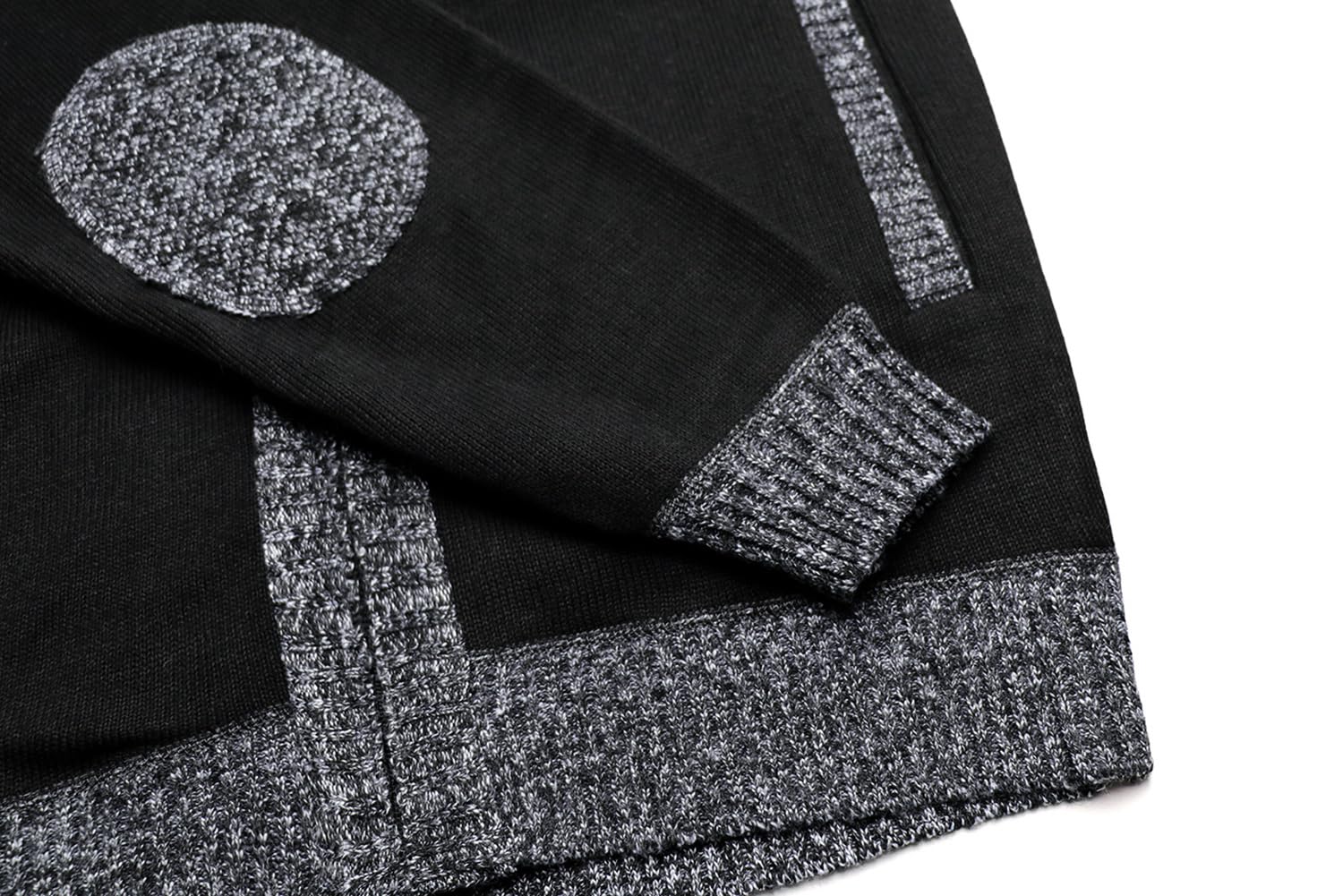 Cardigan da Uomo Lavorato a Maglia con Cerniera Intera Giacca Stand Collare Classico Felpa Manica Lunga Giacca Pullover con Zip Invernale