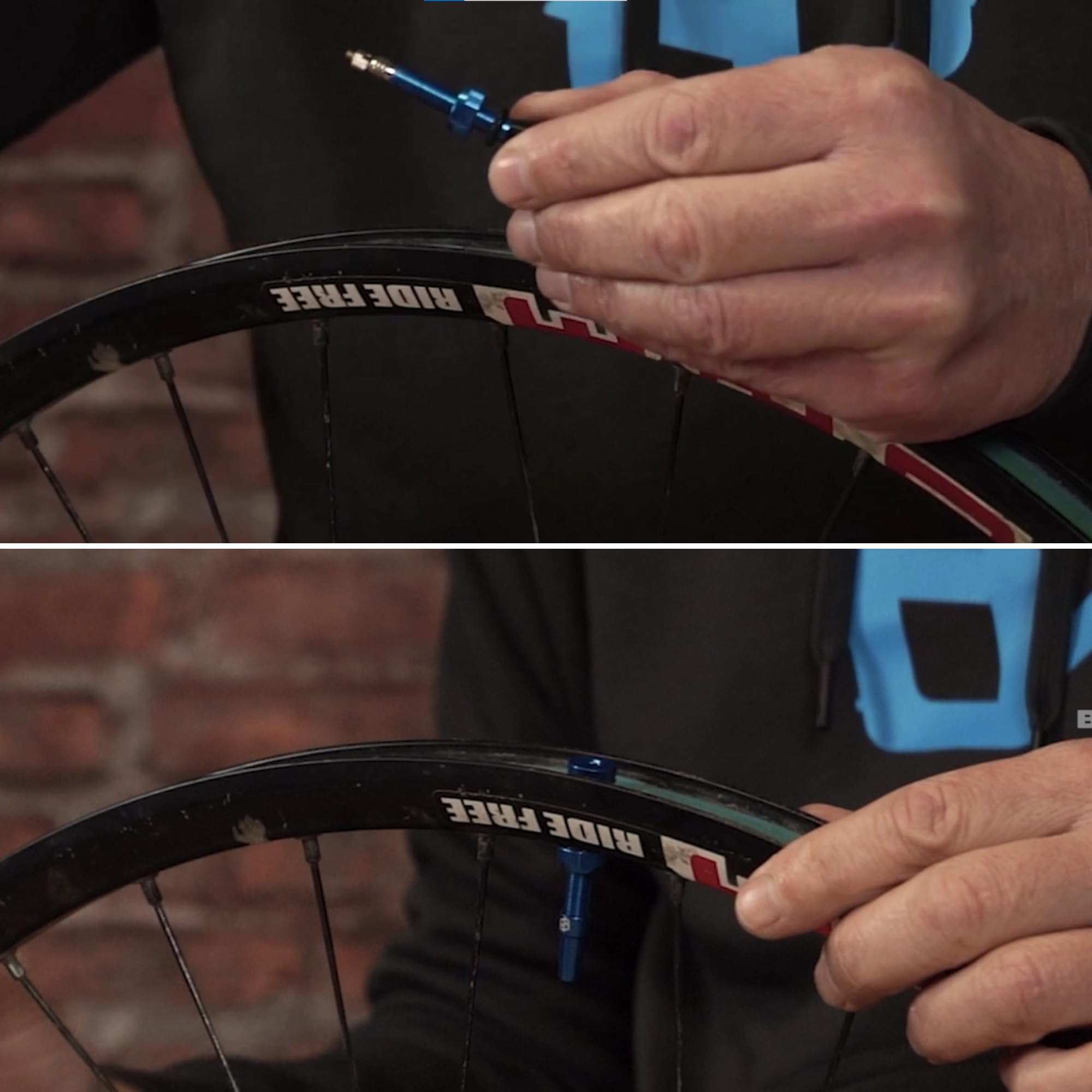 ERSATZVENTILE, 2-TLG, FÜR SCHLAUCHLOSE REIFEN, BIKEBROZ, TUCKER TUBELESS 2-TLG - 3