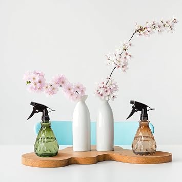 2 Pcs Spray Bottles for Cleaning, Plant Misting, 500ml Empty Spray Bottle with Adjustable Spray Head for Mist, Stream, OFF- Water Spray Bottles for Home Cleaning, Garden, Plants Flowers