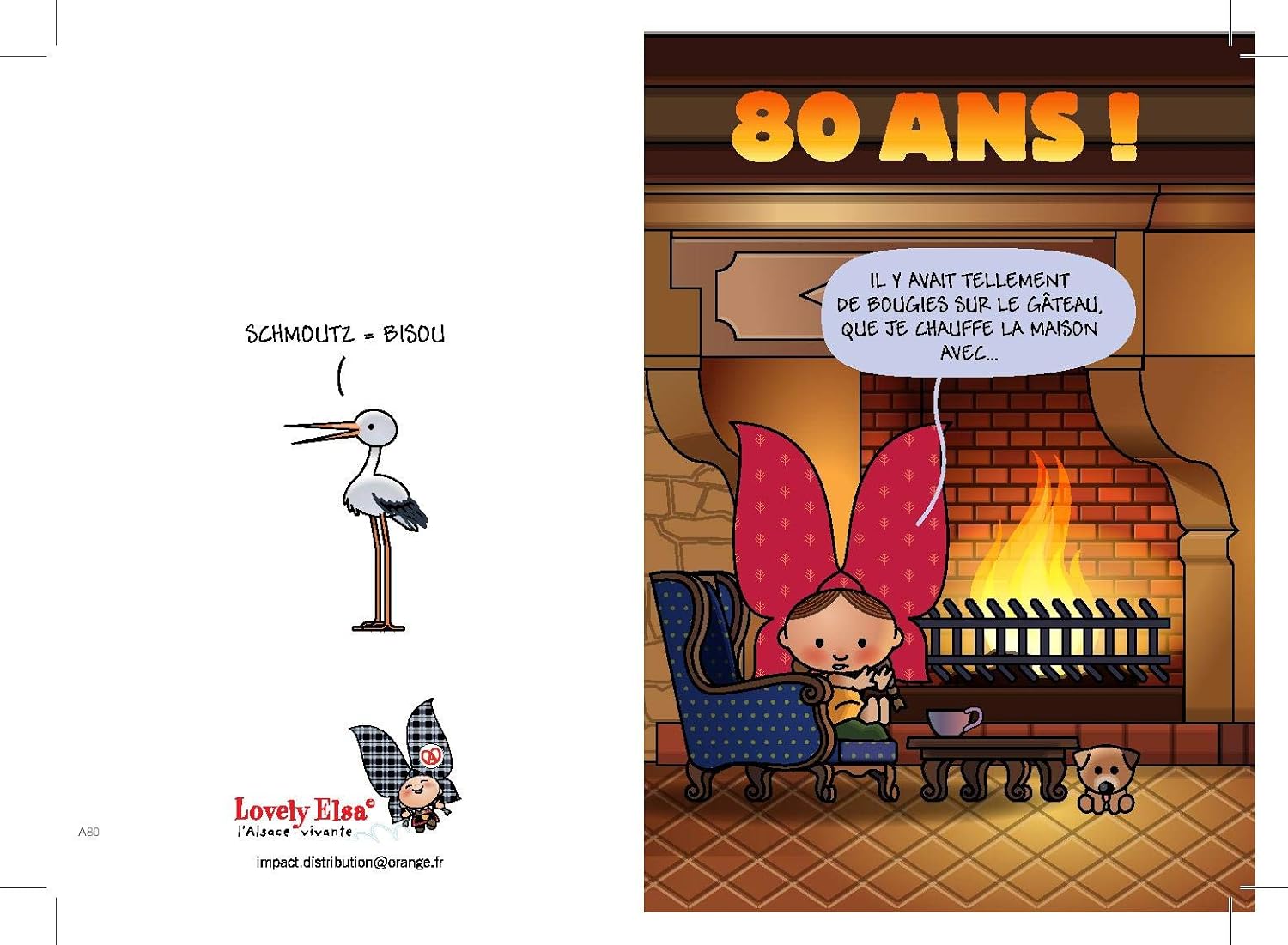 Carte Anniversaire Lovely Elsa 80 Ans Amazon Fr Fournitures De Bureau