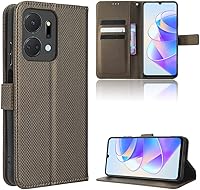 Vista 1 de Case for Honor X7a - Funda de piel sintética con tapa para Honor X7a RKY-LX2, color marrón