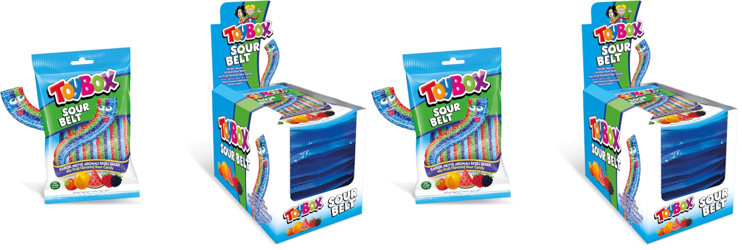 Toybox Ekşi Şerit Şekerlemeler 12 x 70 g (2 paketi)