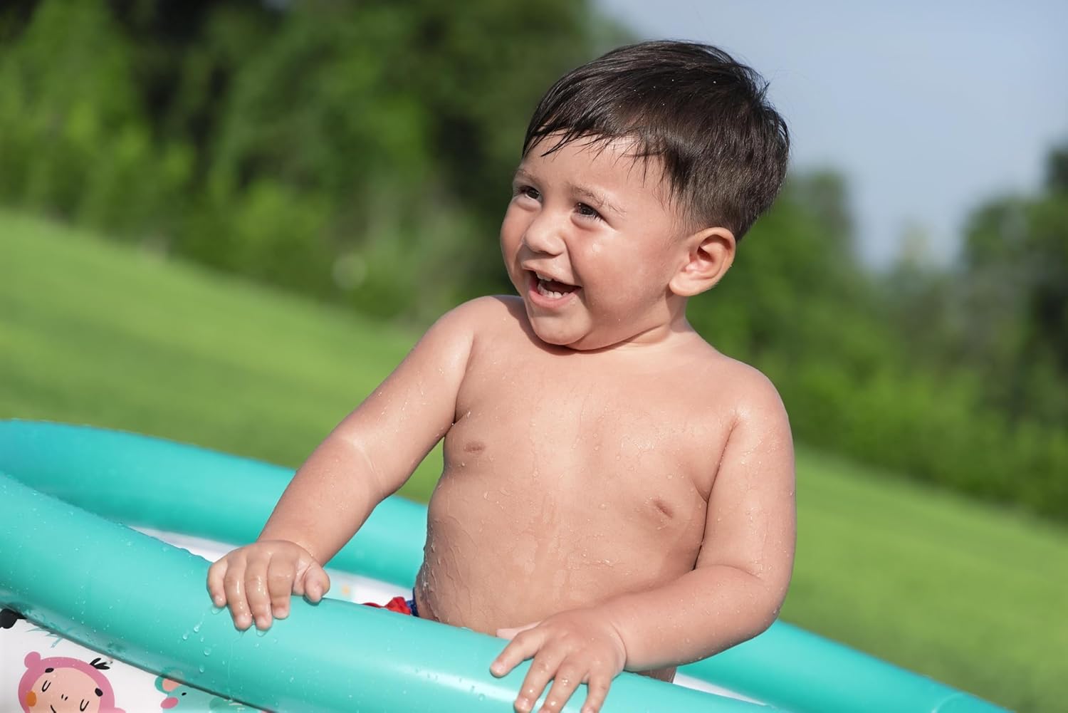 Bestway Safari Pals Kids Paddling Pool, Inflatable Paddling Pool, Kiddie Pool