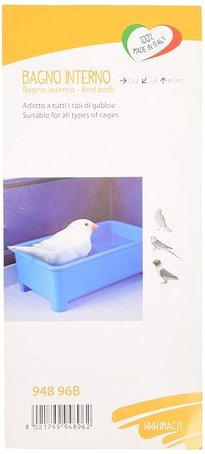 Foto 2 de 2 de IMAC Bañera Interna, Colores Variados para Pájaros