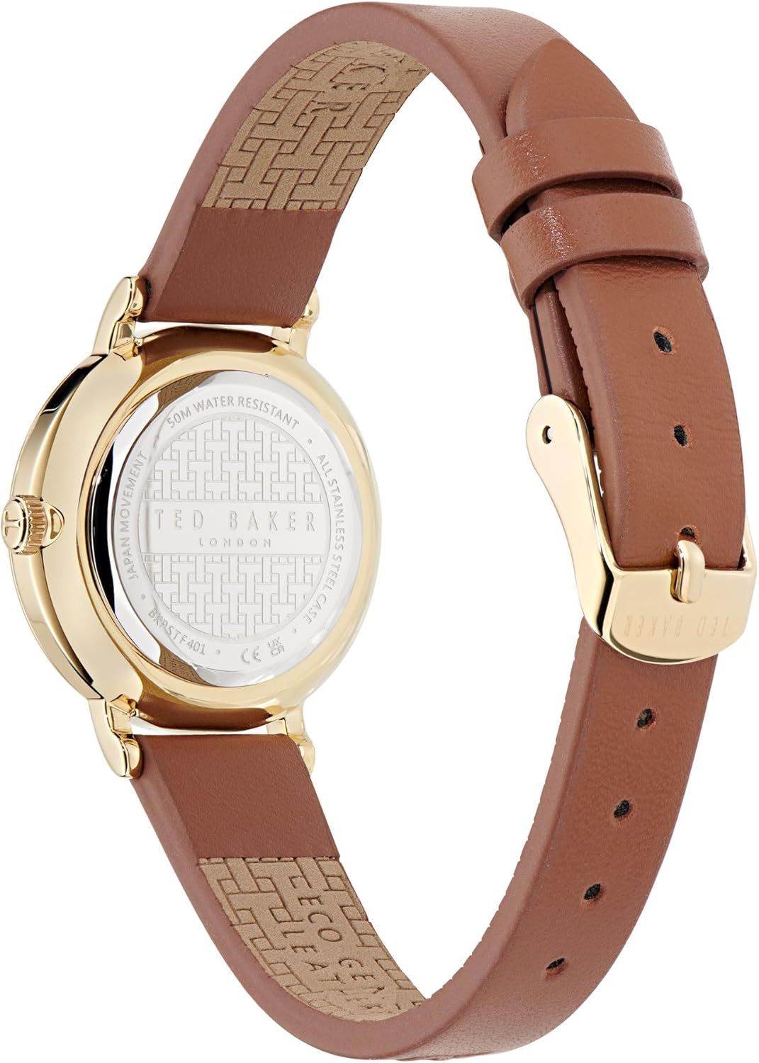 Ted Baker Ladies Tan Leather Strap Watch