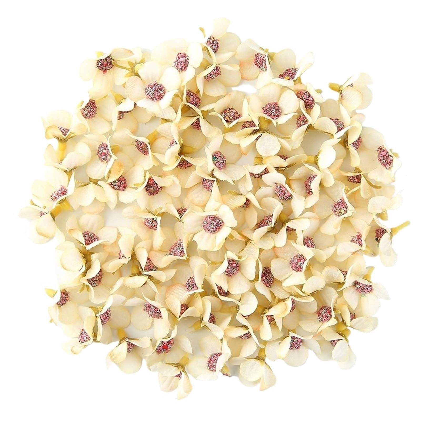 Himscev 50pcs Mini Daisy Artificial Flowers - Vibrant Crafting Essentials for Weddings, Parties, and Home Decor(Yellow)