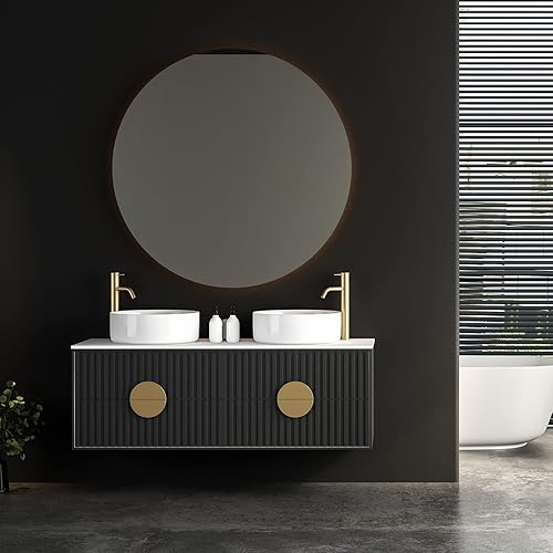 Miniatura 5 de CRE8TIVE Papel tapiz negro para despegar y pegar, moderno, 12 x 80 pulgadas de grosor, papel adhesivo negro mate para gabinetes, impermeable,