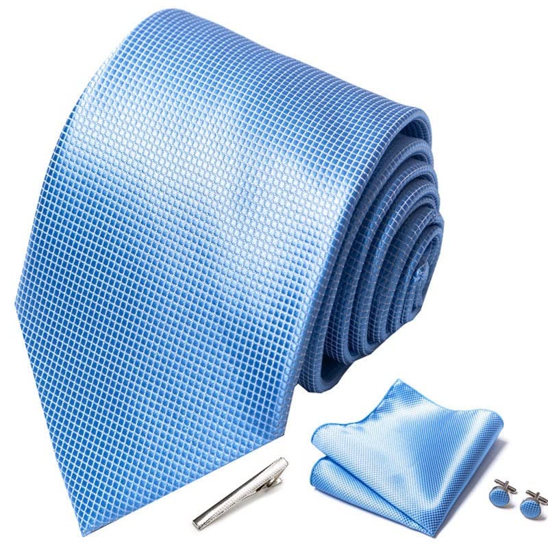Set de corbata para hombre con accesorios en caja miniatura 2