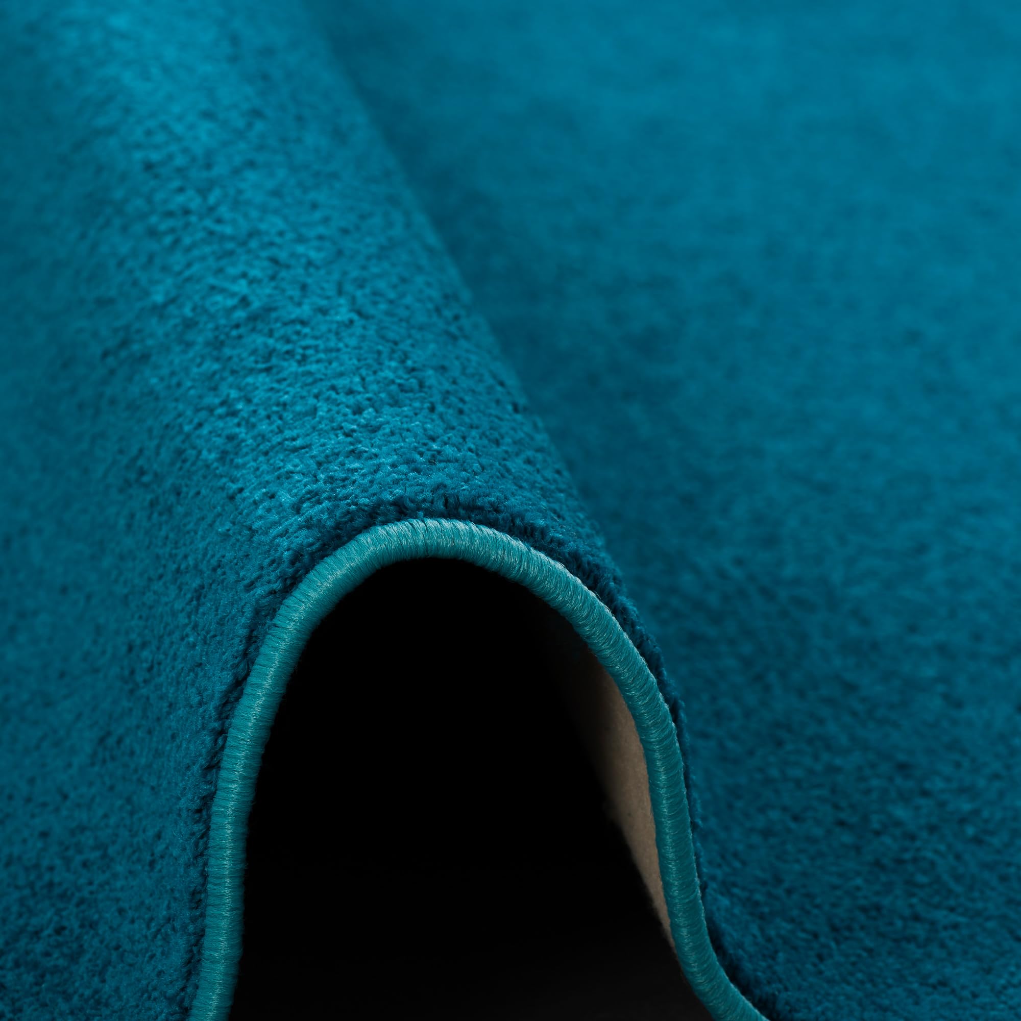 Snapstyle Luna - Tapis Velours à Poils Longs - Pétrole