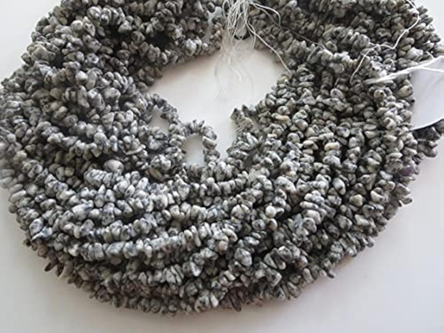 Jaspe perles de 3-4 mm de gemme naturelle brute en vrac pour fil de collier 34"
