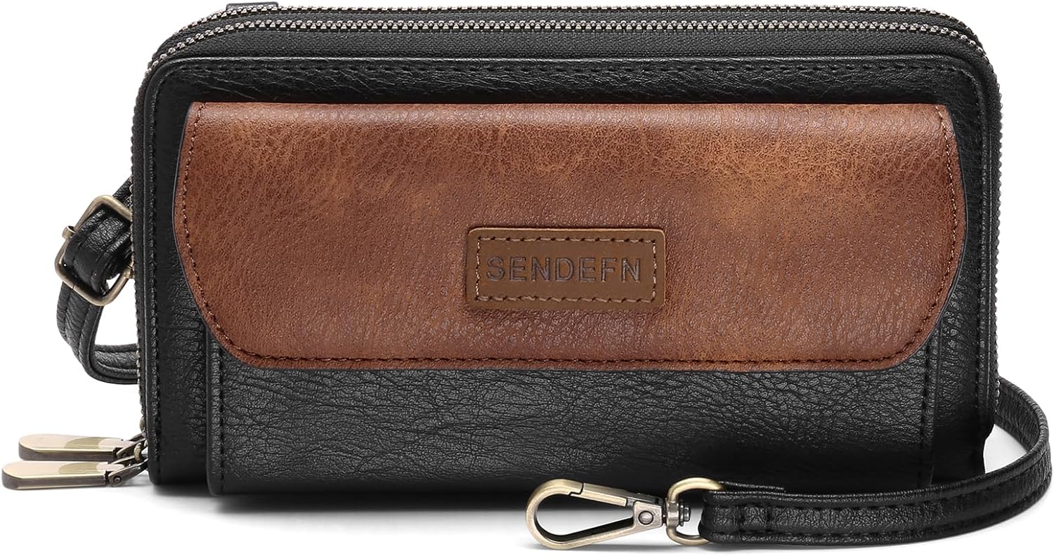 SENDEFN Small Crossbody Phone Purses for Women Vegan Leather Crossbody Bags Shoulder Handbags | Small, Crossbody, Vegan Leather