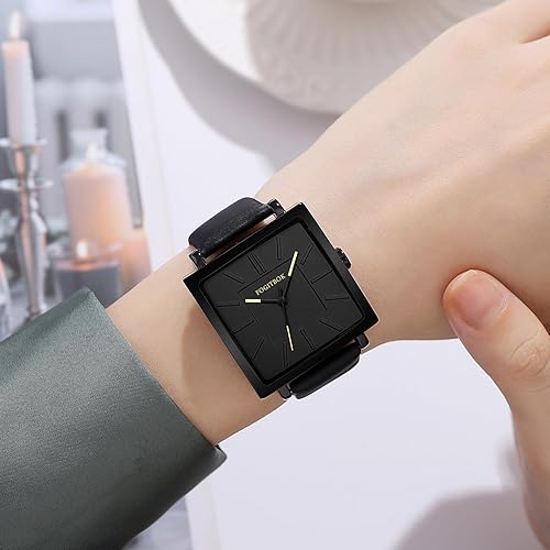 Miniatura 2 de Reloj de cuero impermeable para mujer, reloj de pulsera de cuarzo para muñecas pequeñas, diseño fino