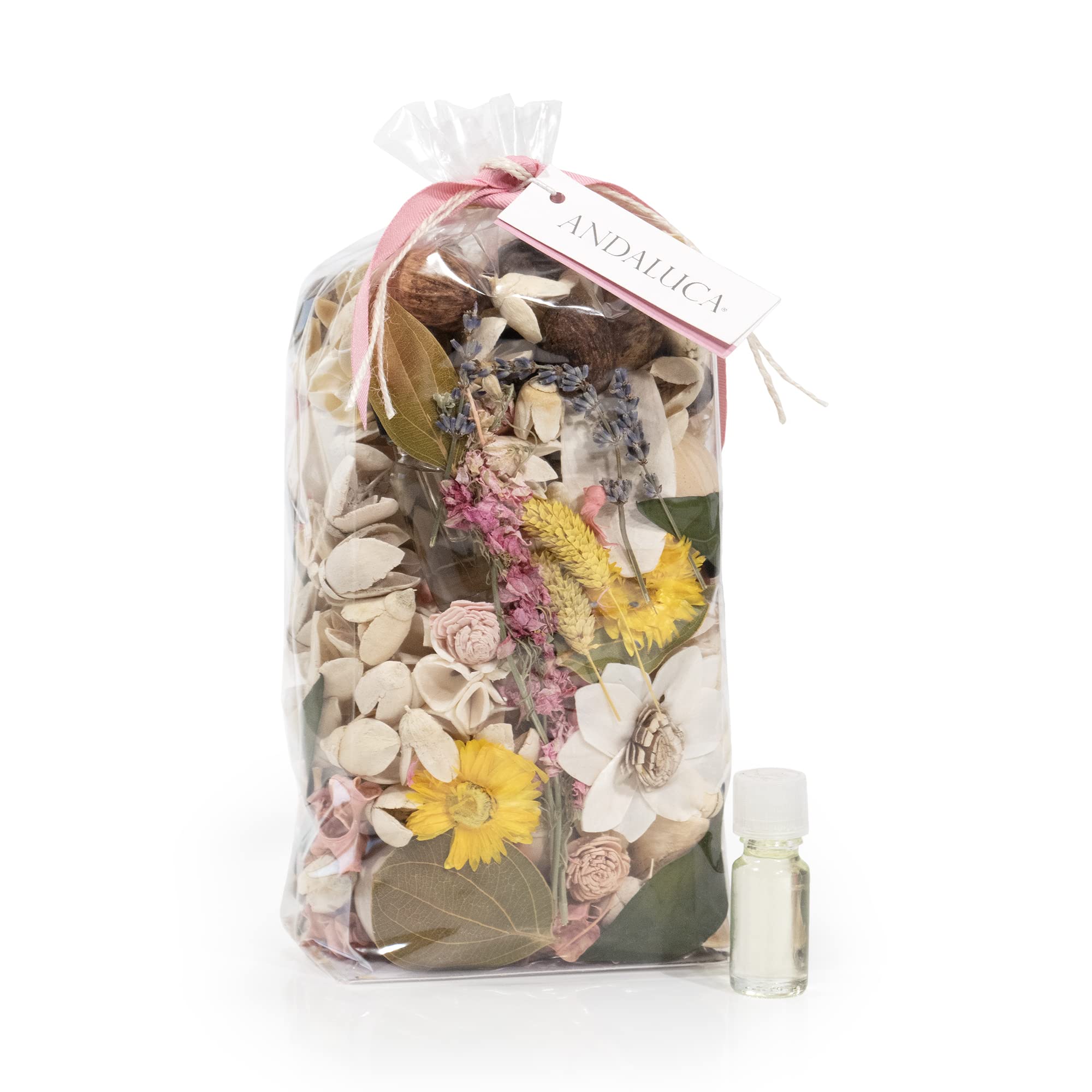 Andaluca Potpourri-Beutel und Duftfläschchen, groß, 570 ml Geheimnisse des Frühlings