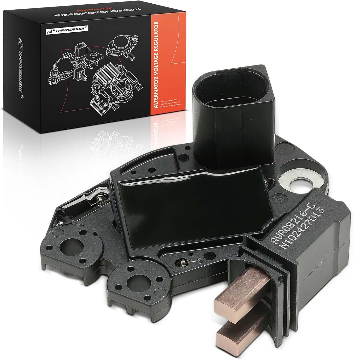 A-Premium Alternator Voltage Regulator Compatible with Porsche Cayenne 2010 3.6L & Volkswagen Touareg 2010 3.6L, 14.3V B-Circuit 14.3 Vset