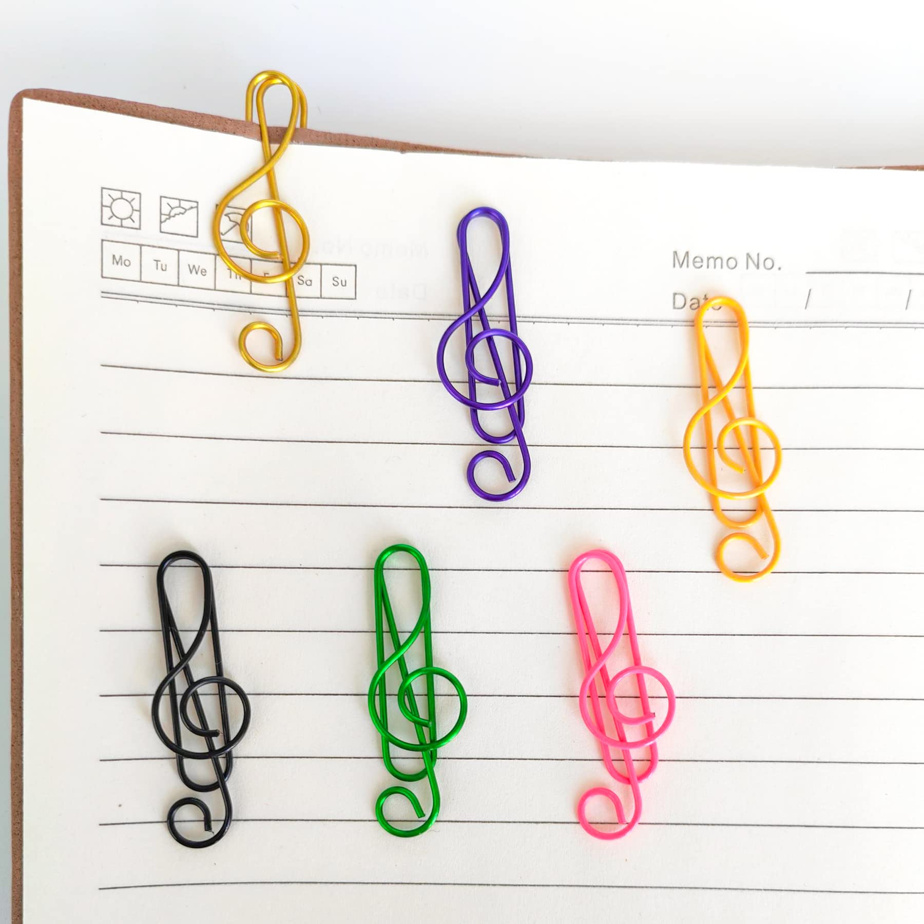 Büroklammern Mit Pompoms – 6 Bunte Metall-Clips Als Lesezeichen & Deko Für Bücher, Fotos & Scrapbooking
