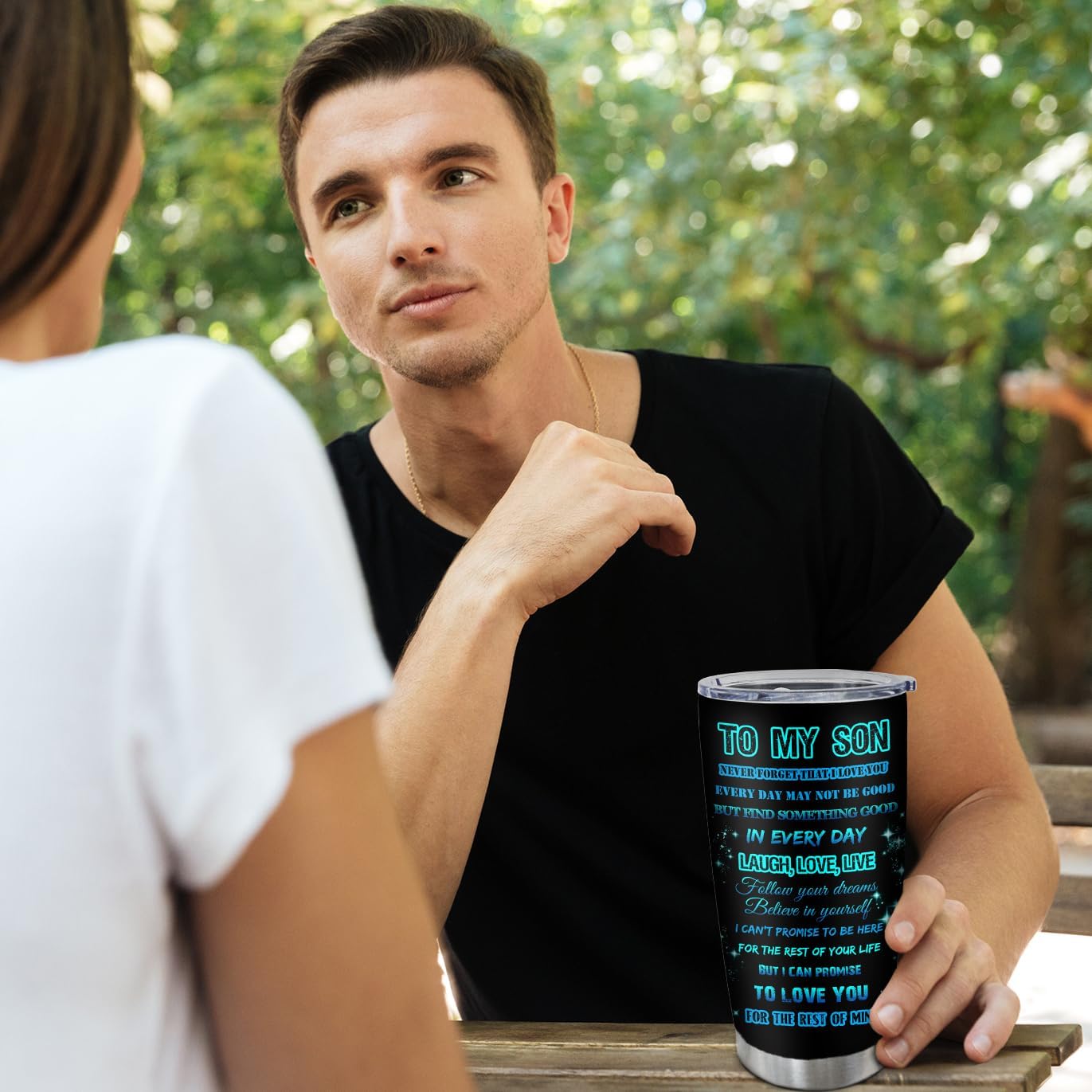 Gift For Son, Son Gift From Mom Dad, Best Son Ever Tumbler 20oz, Graduation Christmas Birthday Gifts For Sons, Gifts For Grown Sons - Image 4