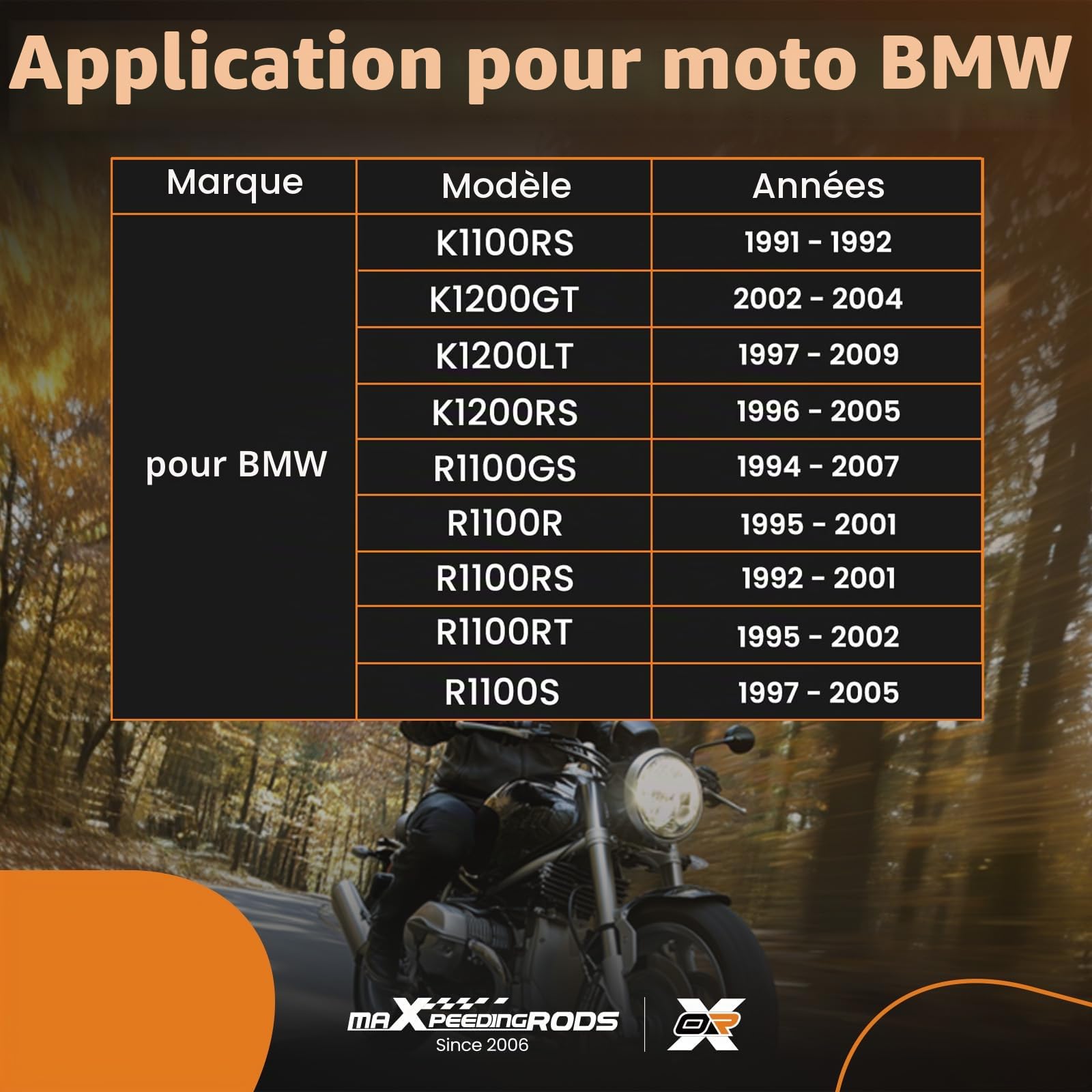 maXpeedingrods Pompe à Essence électrique 12V pour BMW R1100 R850RT, Pompe de Transfert 43mm, Haute Pression, Matériau en Alliage, Alimentation Stable 16141341231