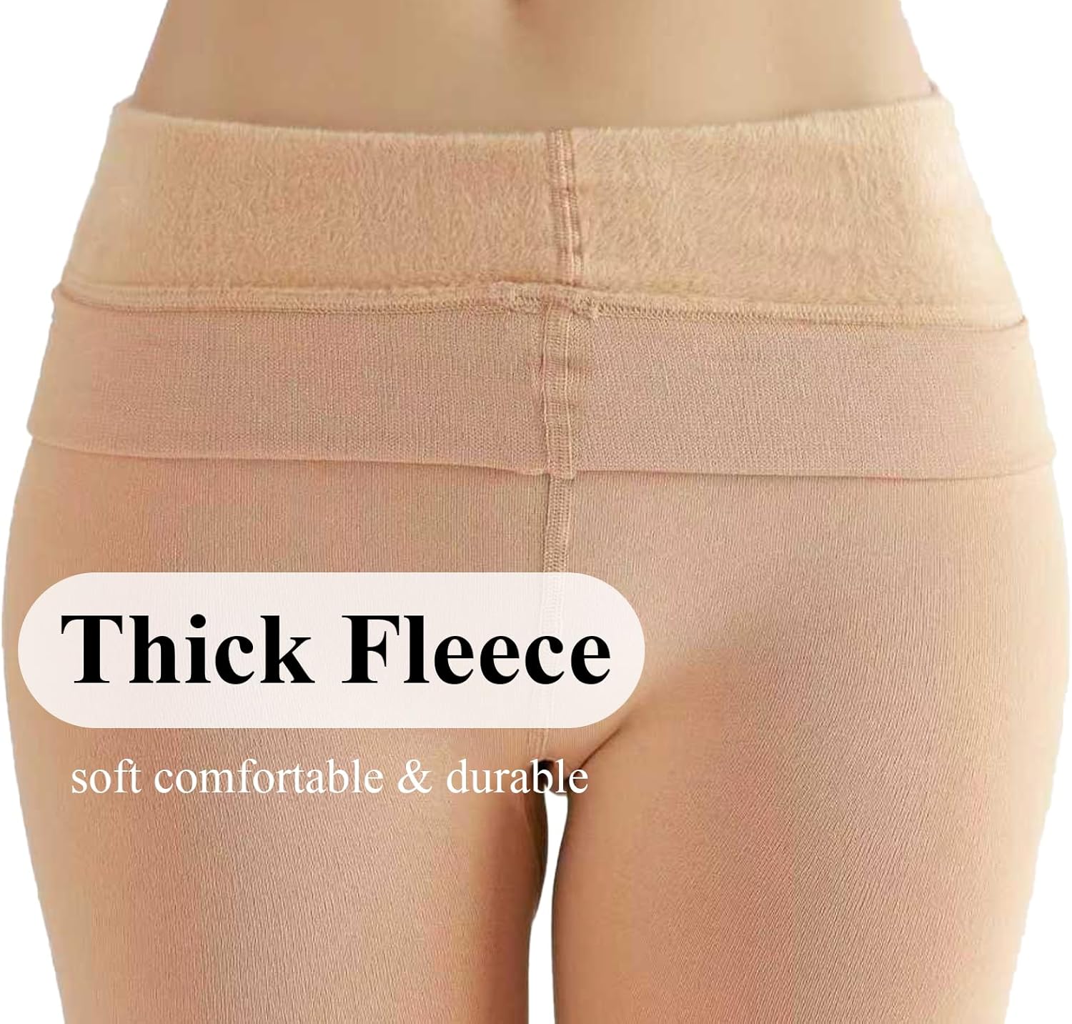 CozyWow Girls Winter Warm Fleece Lined Tights, Soft Thick Thermal Dance Tights for Kids - Image 3