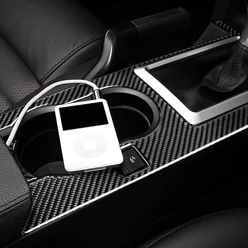 Miniatura 35 de Car Air Conditioning Control Panel Sticker Cover for Ford Mustang GT Shelby 2005 2006 2007 2008 2009 Accessories Carbon Fiber Decal Air Conditioning