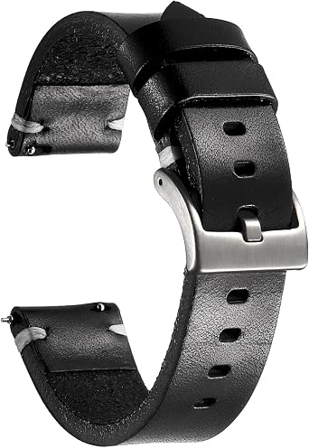 Genuine Leather Watch Strap,Vintage Handmade Quick Release Watch Band for Men Women,18mm 20mm 22mm 24mm