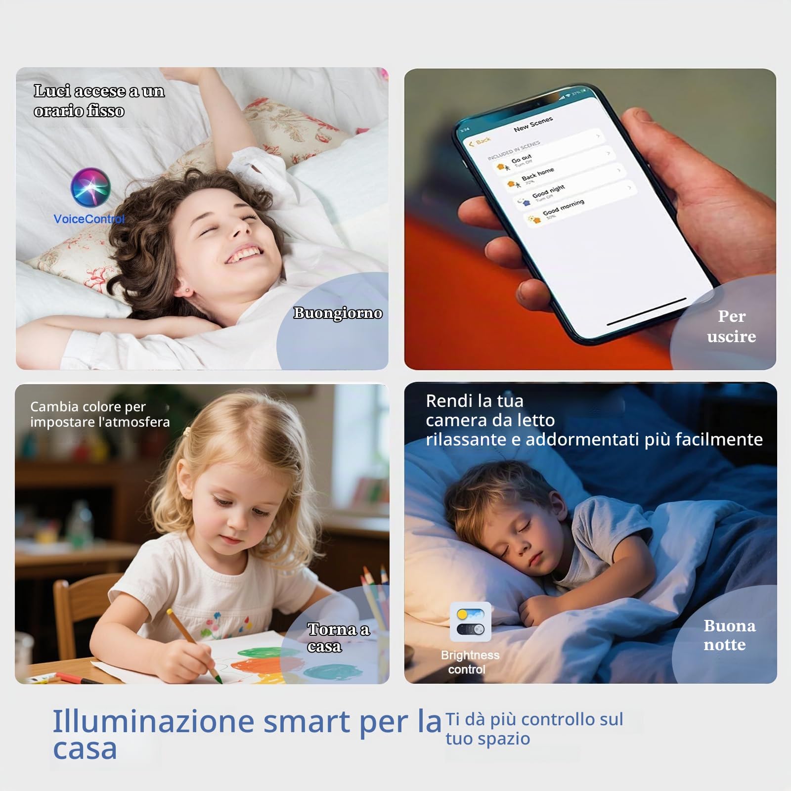 Lampadario Salotto Moderna Telecomando e App,Plafoniera Led Creativa da 58w a Forma di Fiore, Plafoniera Intelligente con Dimmerabile E Timer,Per Soggiorno,Camera Da Letto,Cucina