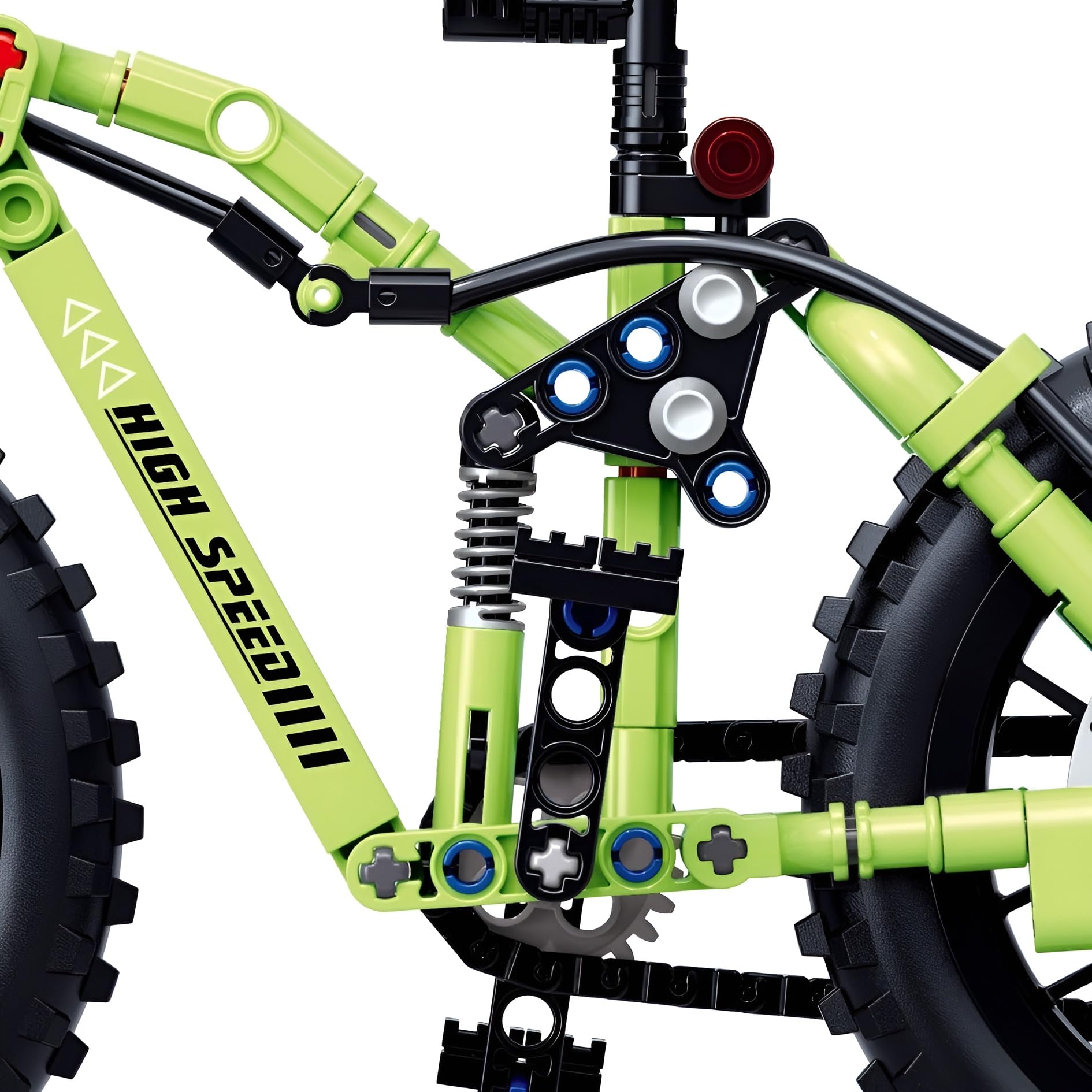 Unativer Bicycle Building Blocks Set, 240 PCS Sports Mode Bike Model Kit, High Simulation Technology Bicycle Building Toys - Image 3