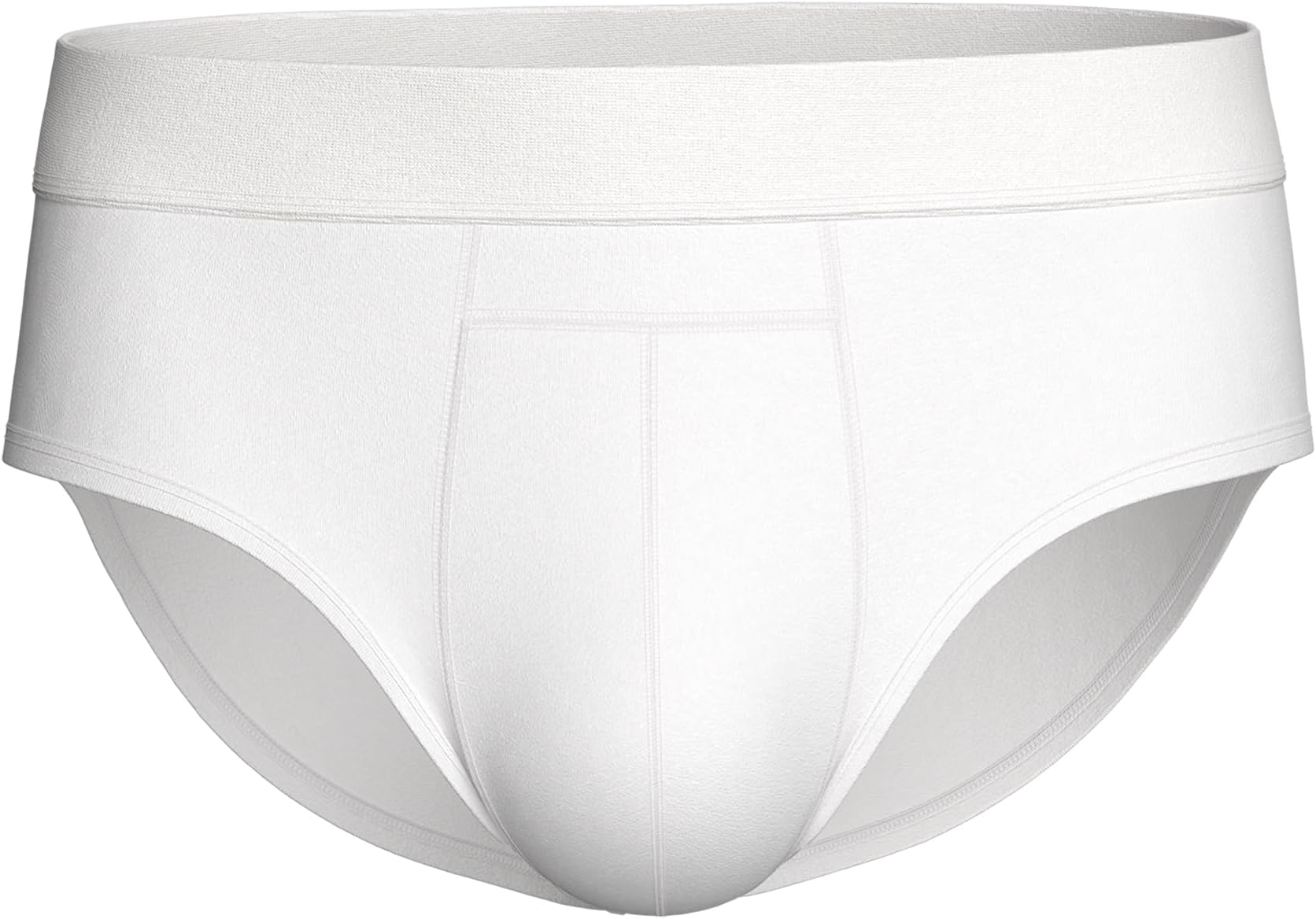 – PROTECHDRY - Washable Urinary Incontinence Cotton Brief Underwear for Men with Front Absorbent Area, White Large, 36.38" Waist
