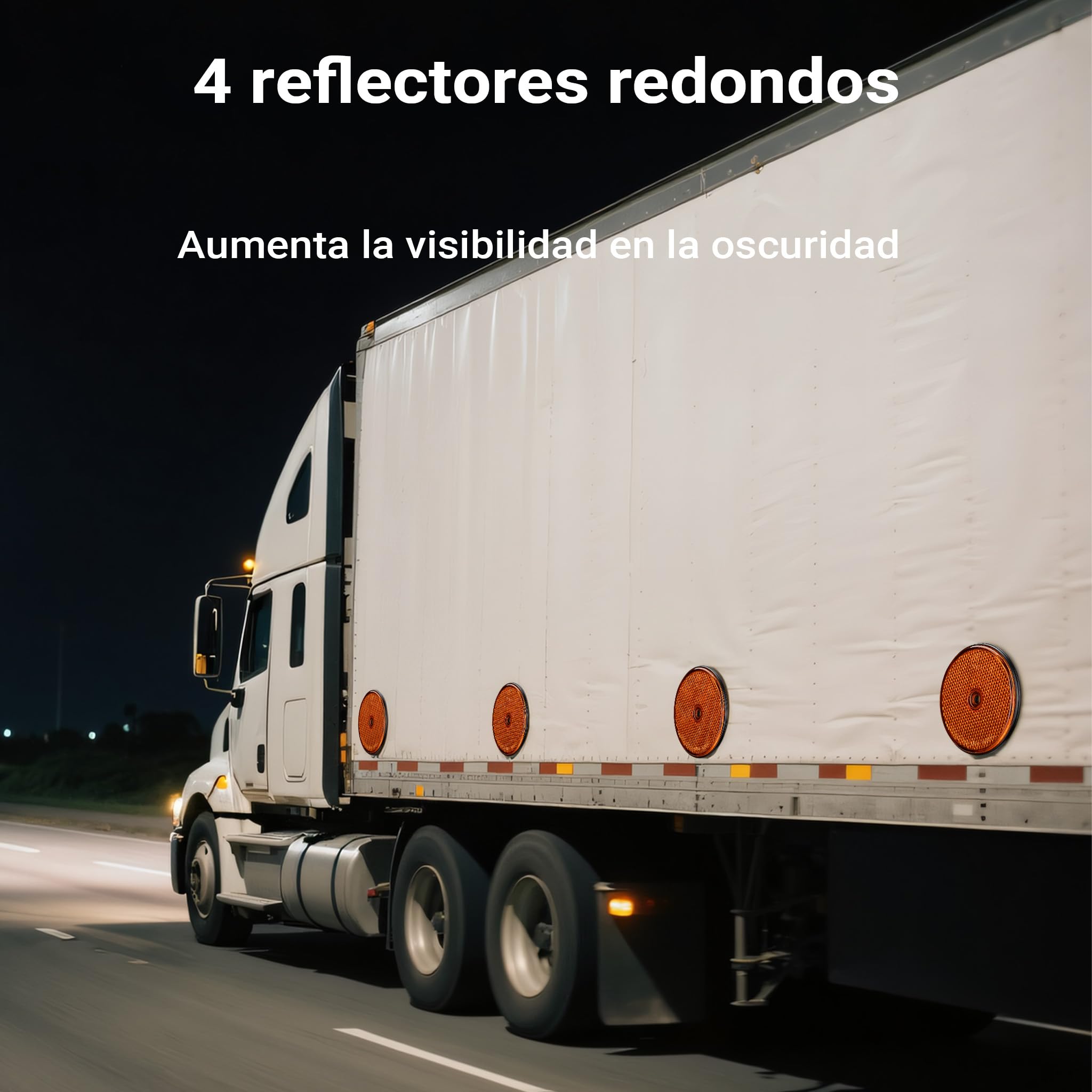 WilTec Set iluminación trasera para remolque 12 piezas Enchufe 13 polos Cable 5m Reflectantes Marcado E