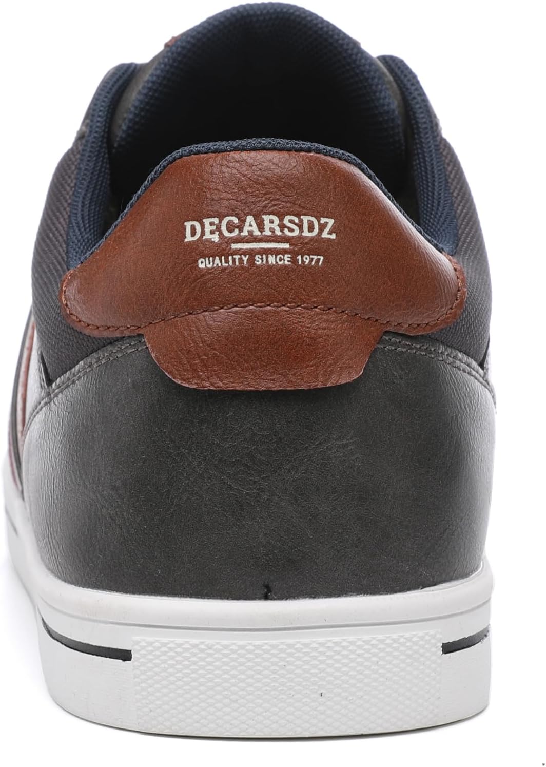 DECARSDZ Men's Fashion Dress Sneakers Classic Retro Casual Skate Shoes Breathable Sambas Walking Dress Sneaker 10 Grey image 6 of 7 B0CRTVJVX2