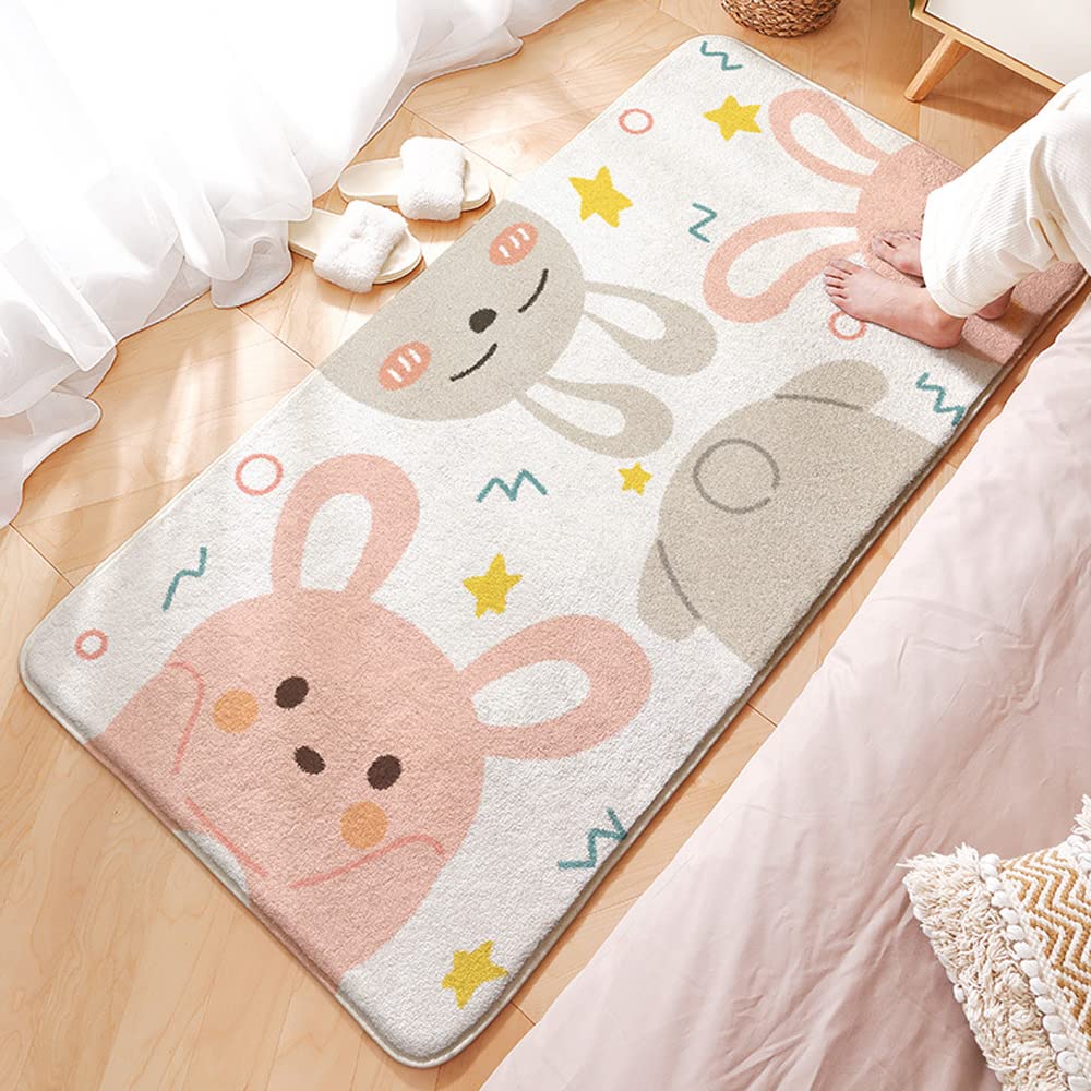 Alfombra de noche Corredor Runner Infantil Lavable Rectángulo Moderno Alfombras de pasillo Alfombra Decorativa para Cuarto de los niños Sala de niños Cuarto del bebé Sala de estar 40 x 120 cm