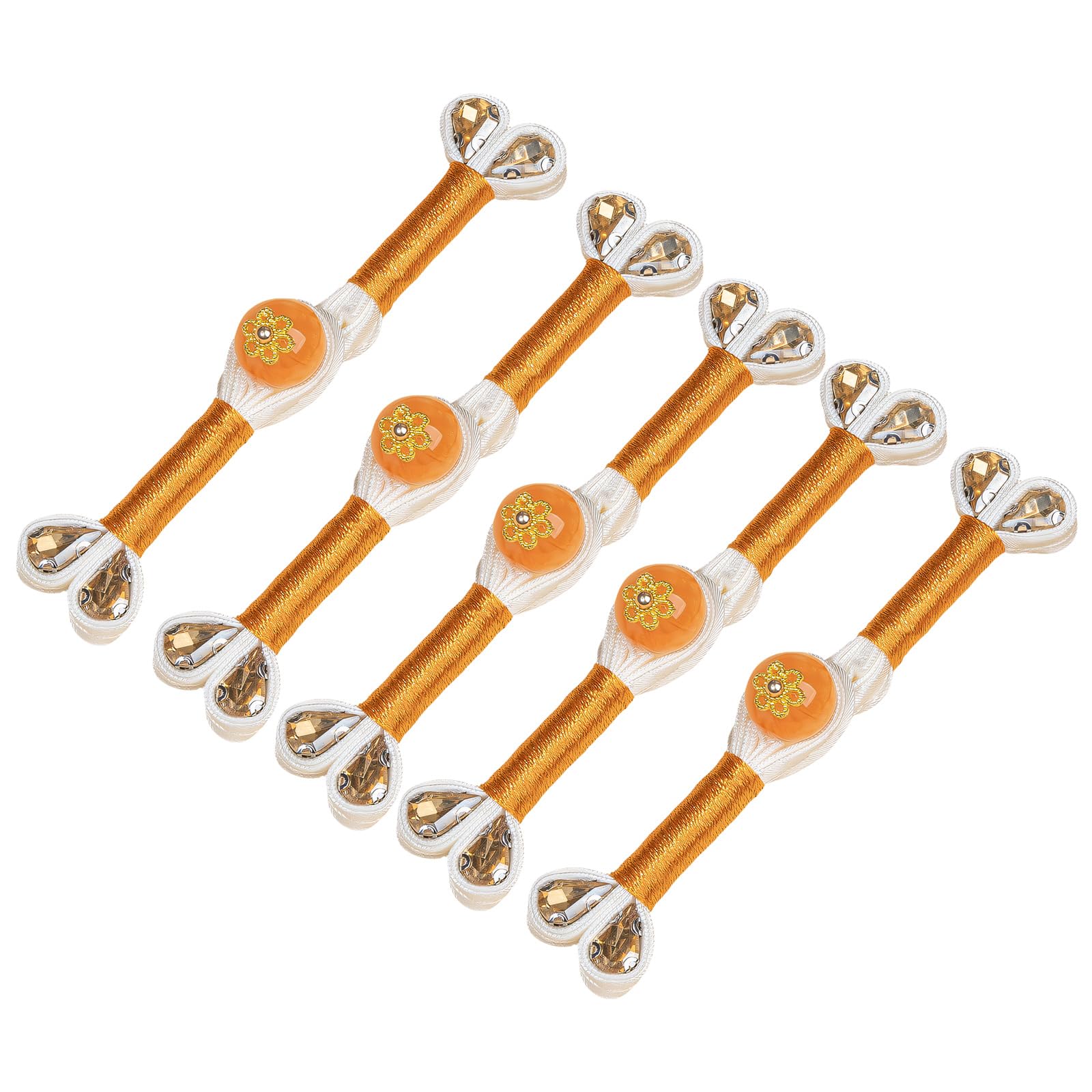 Shntig R 5Pcs Traditional Chinese Knot Button Closure Sewing Button Fasteners Fo Cheongsam Bridal Costume Coat Cloak Decoration Etro Chinese Knots Closure Sewing Fasteners