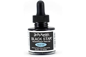 Dr. Ph. Martin's Premium Matte Black Indian Ink
