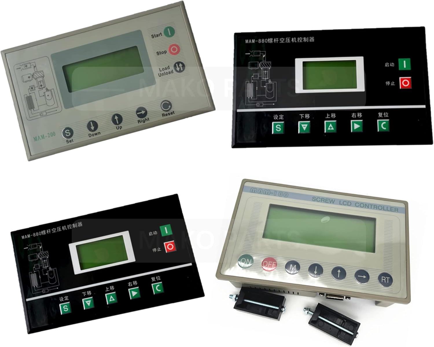 Controller Panel Eletronic for Screw Air Compressor (MAM880B 200A)