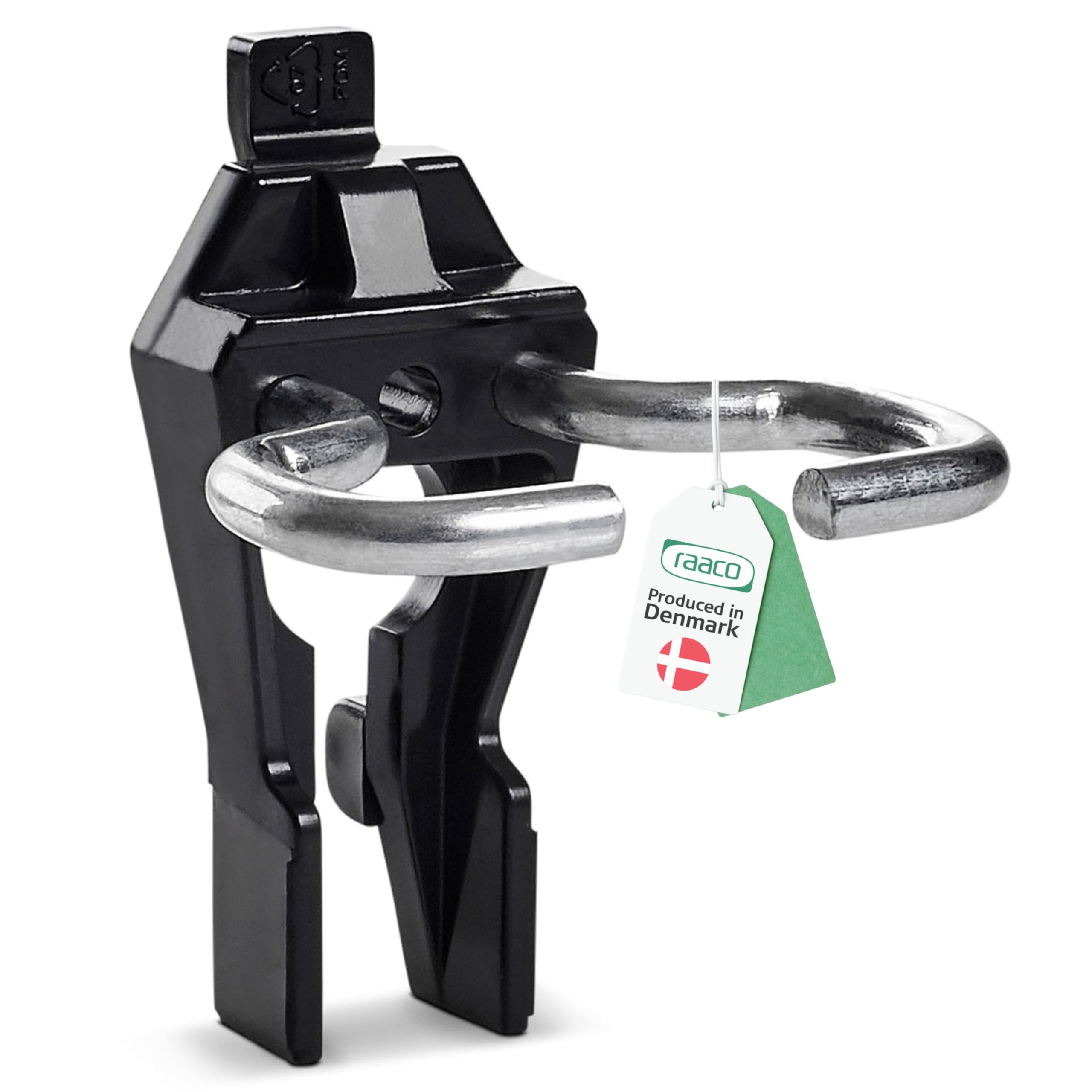 Raaco Clip Porta-Pinzas 5-17 para Panel Perforado y Pared de Herramientas, Longitud de 17 mm, Ideal para Colgar Herramientas, Set de 3 Ganchos Duraderos en Acero y Poliacetal