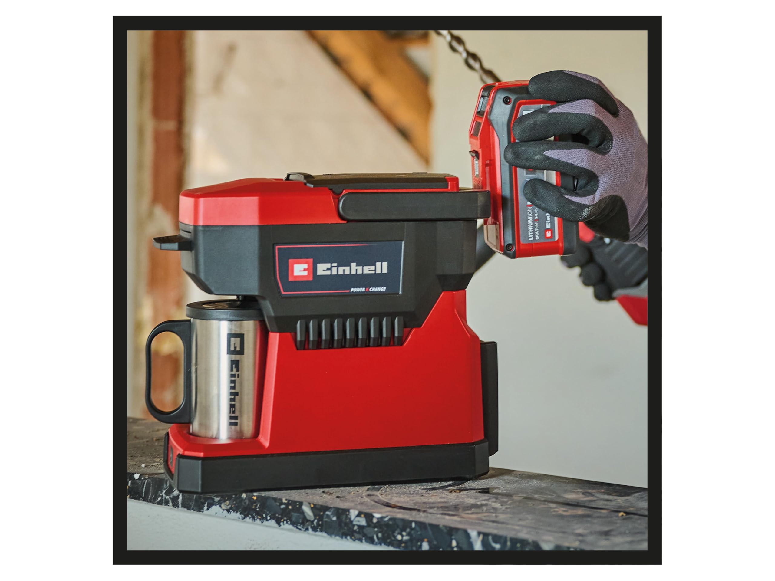 Einhell Akku-Kaffeemaschine TE-CF 18 Li Kit (1x 4,0 Ah)