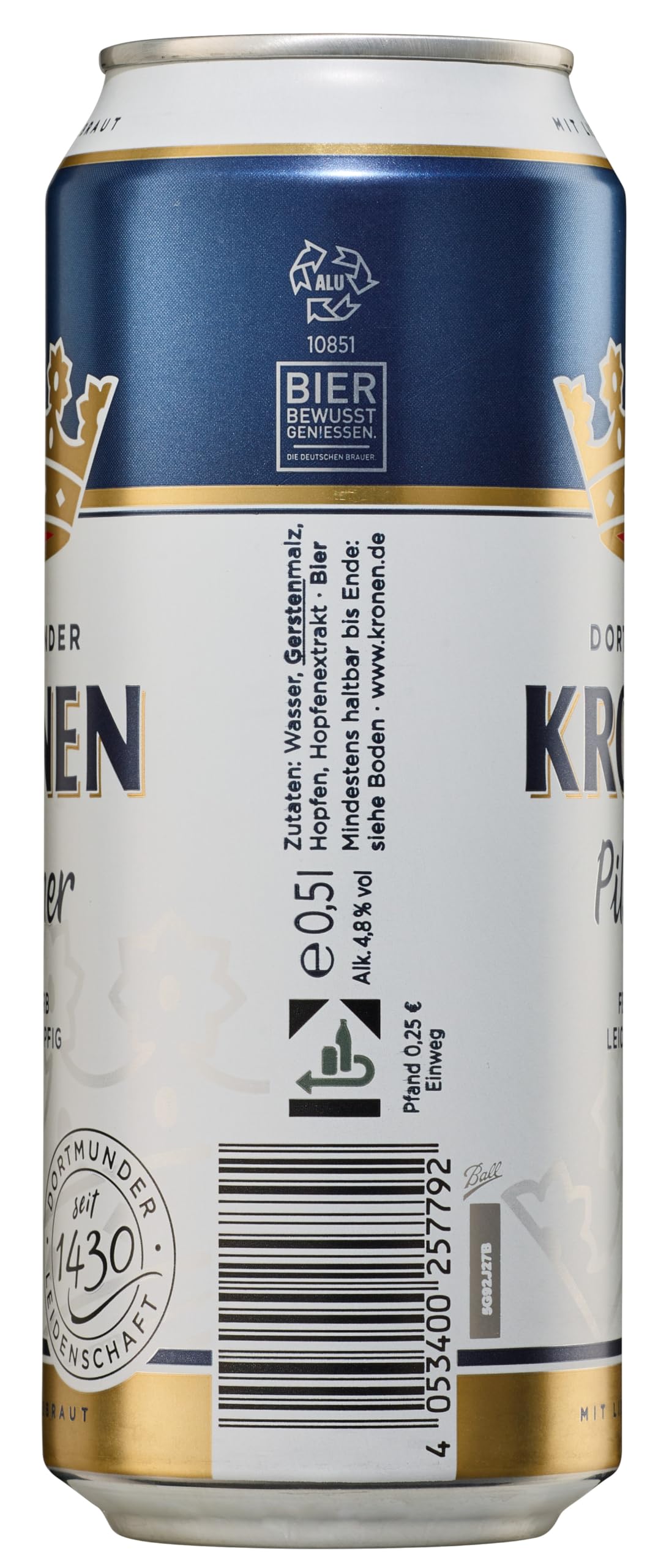 Dortmunder Kronen Pilsener, EINWEG 24x0,50 L Dose