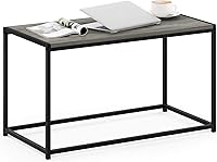 Vista 19 de Furinno Moretti Cube - Estante moderno apilable para mesa auxiliar, roble francés gris
