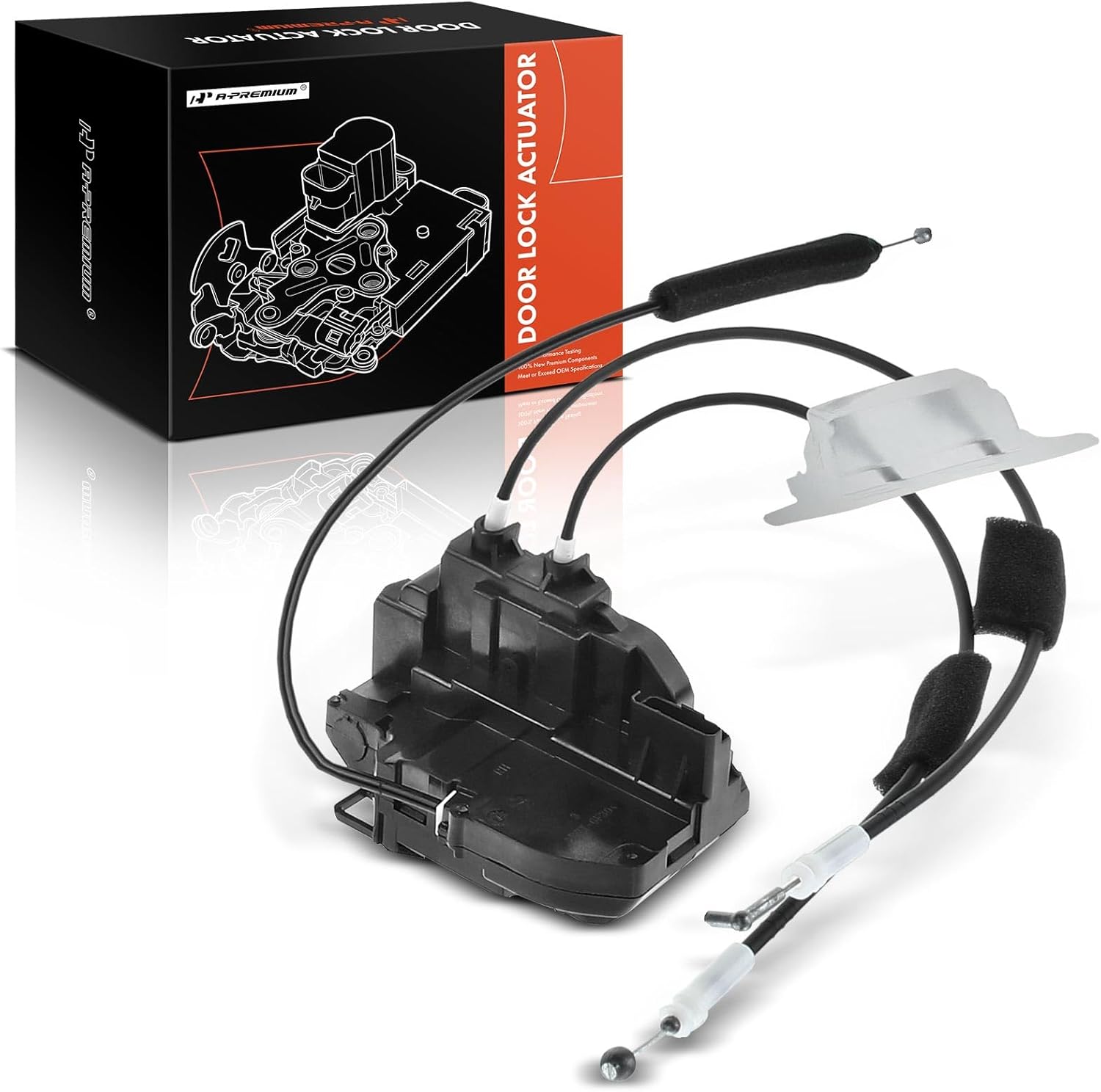 A-Premium Front Right Passenger Side Door Lock Actuator Compatible with Nissan Murano 2005-2007 Sport Utility, Without Intelligent Key System