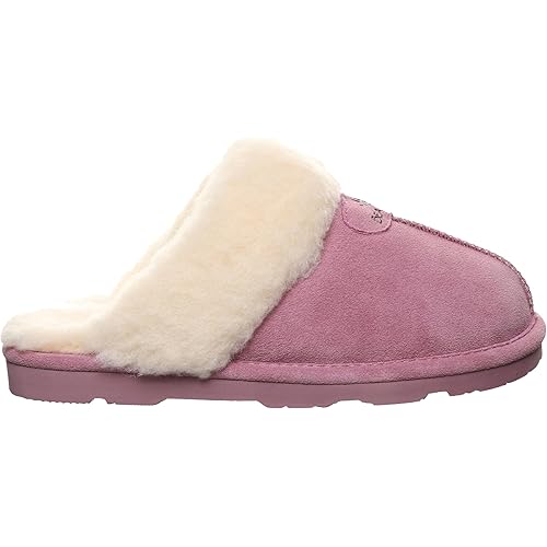 BEARPAW Women's Loki Slip-On Slippers | Suede Upper | Comfortable Indoor & Outdoor Shoes for Women | Multiple Sizes & Colors