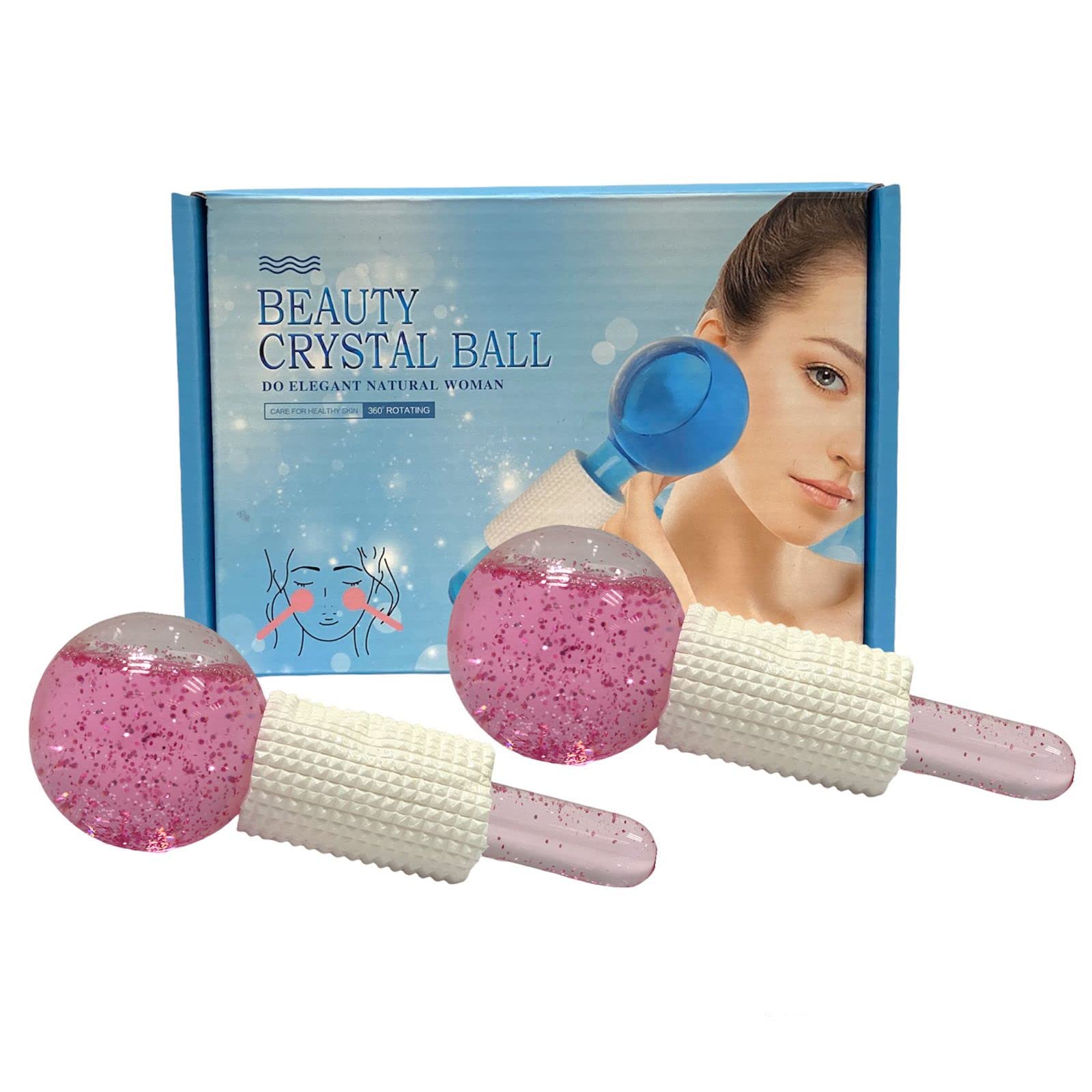 Facial Roller, Crystal Ball Massager, Skin Care Tool