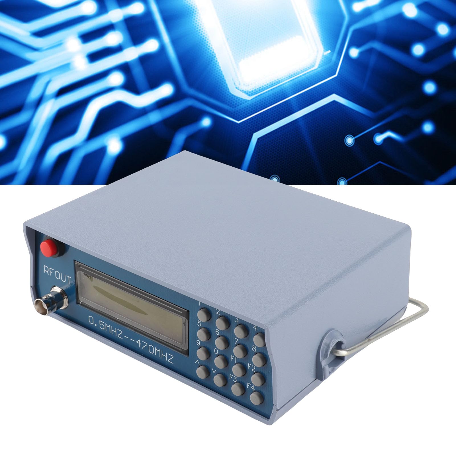 HF-Signalgenerator, Niederfrequenz-Audiosignalgenerator Signalquelle ， Signalquellenaufbereitung， für Produktionslinien, 0,5 MHz–470 MHz