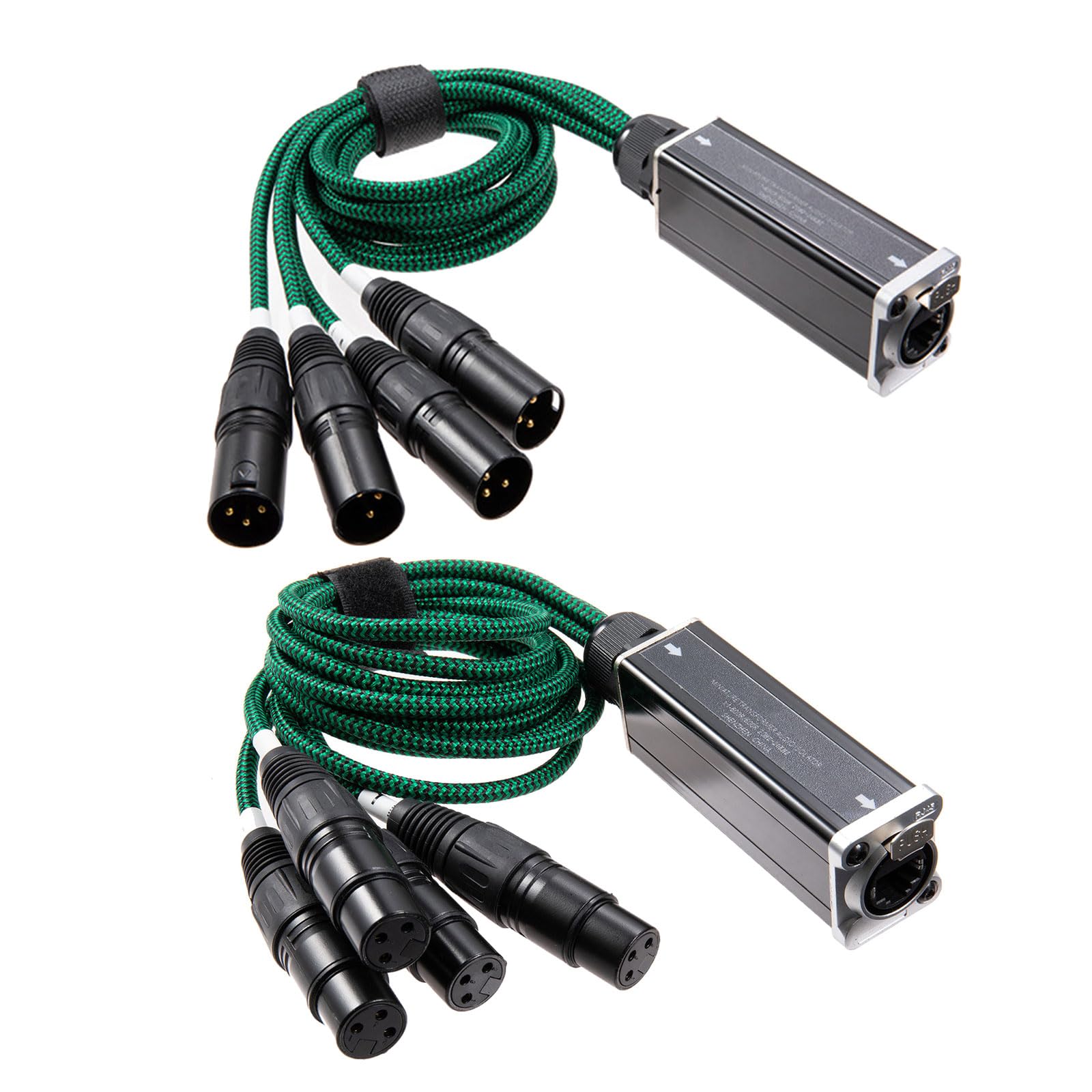 4Channel 3Pin Snake Multi Net Snake Ricevitore a Singolo Cavo 4 Canali Ricevitore per Illuminazione Fase