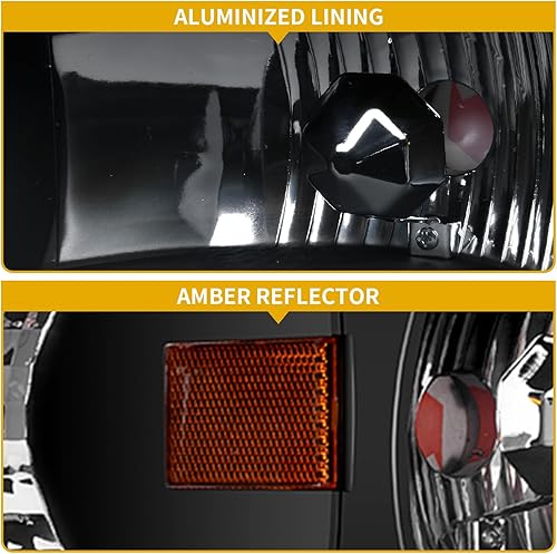 Miniatura 29 de DWVO Conjunto de faros delanteros de tubo LED compatible con Dodge Ram 2500 3500 DRL 2002 2003 2003 2003 2004 2005 Dodge Ram 2500 3500 DRL