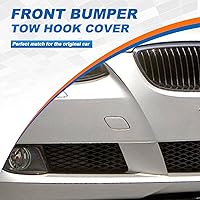 Vista 2 de Funda de gancho de remolque para parachoques delantero Tapa del ojo de remolque Compatible con BMW E92 Coupé E93 Convertible Serie 3 328i 335i 2007