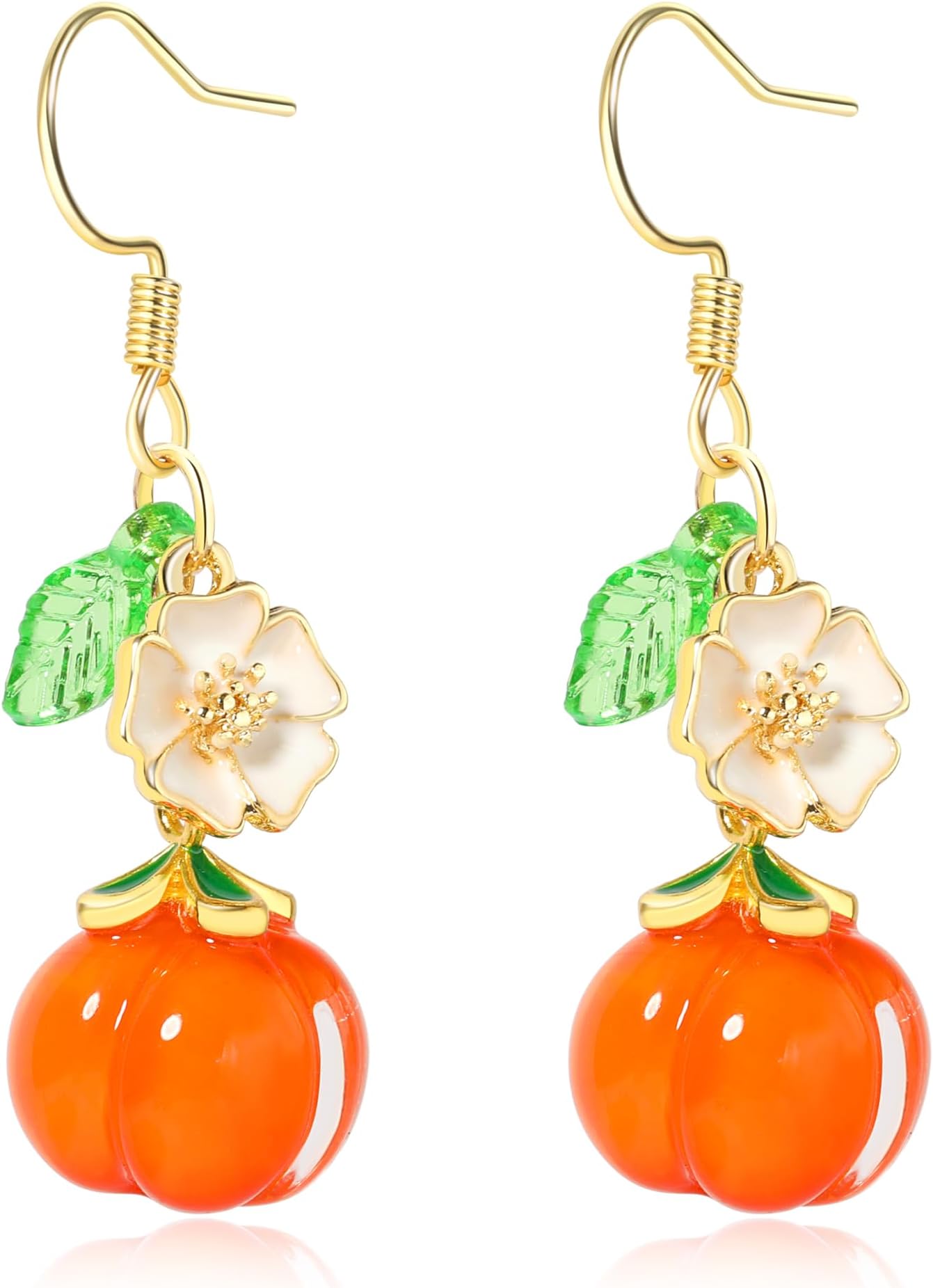 Fruit Earring Strawberry Lemon Orange Grape Cherry Raspberry Pomegranate Lightweight Trendy Drop Dangle Accessories for Women