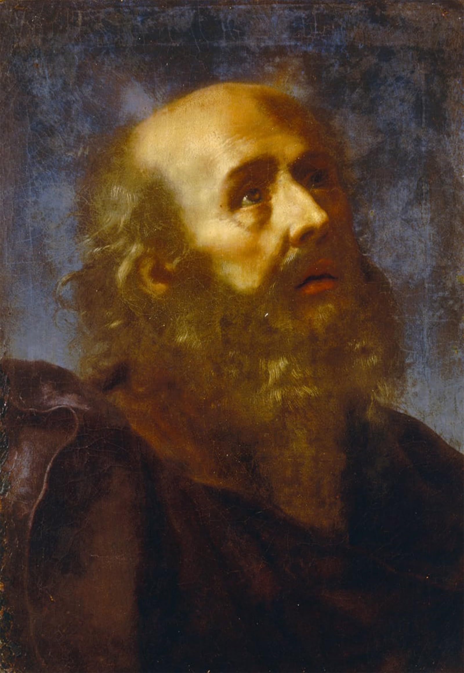 SERENDIPITP Abstract Painting Mural Print Picture Wall Decor Painting Moses by Carlo Dolci Vintage Wall Artwork for Home Decor 60x90cm