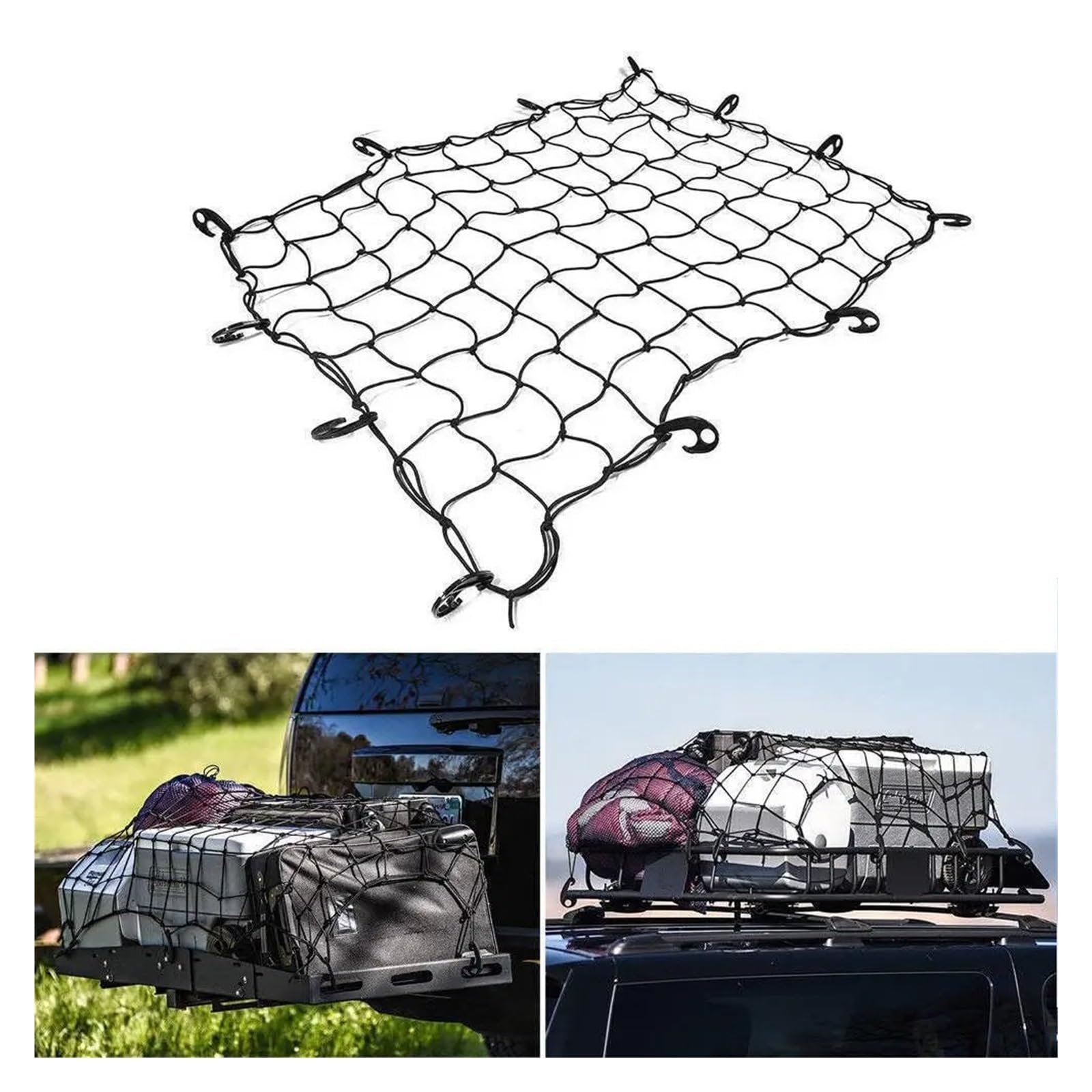Bagages Galerie Toit Porte-Bagages Toit Voiture Filet Chargement Grille Maille Filet Plafond Intérieur pour Camionnette Lit Et Toit De SUV TR K5U3 Galerie Toit