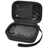 Case Compatible with TOPDON TopScan OBD2/ XTOOL Scanner Diagnostic Tool, Wireless Motorcycle OBD2 Scanner Card Code Reader Storage Holder Box for USB Cables (Bag Only)-Black