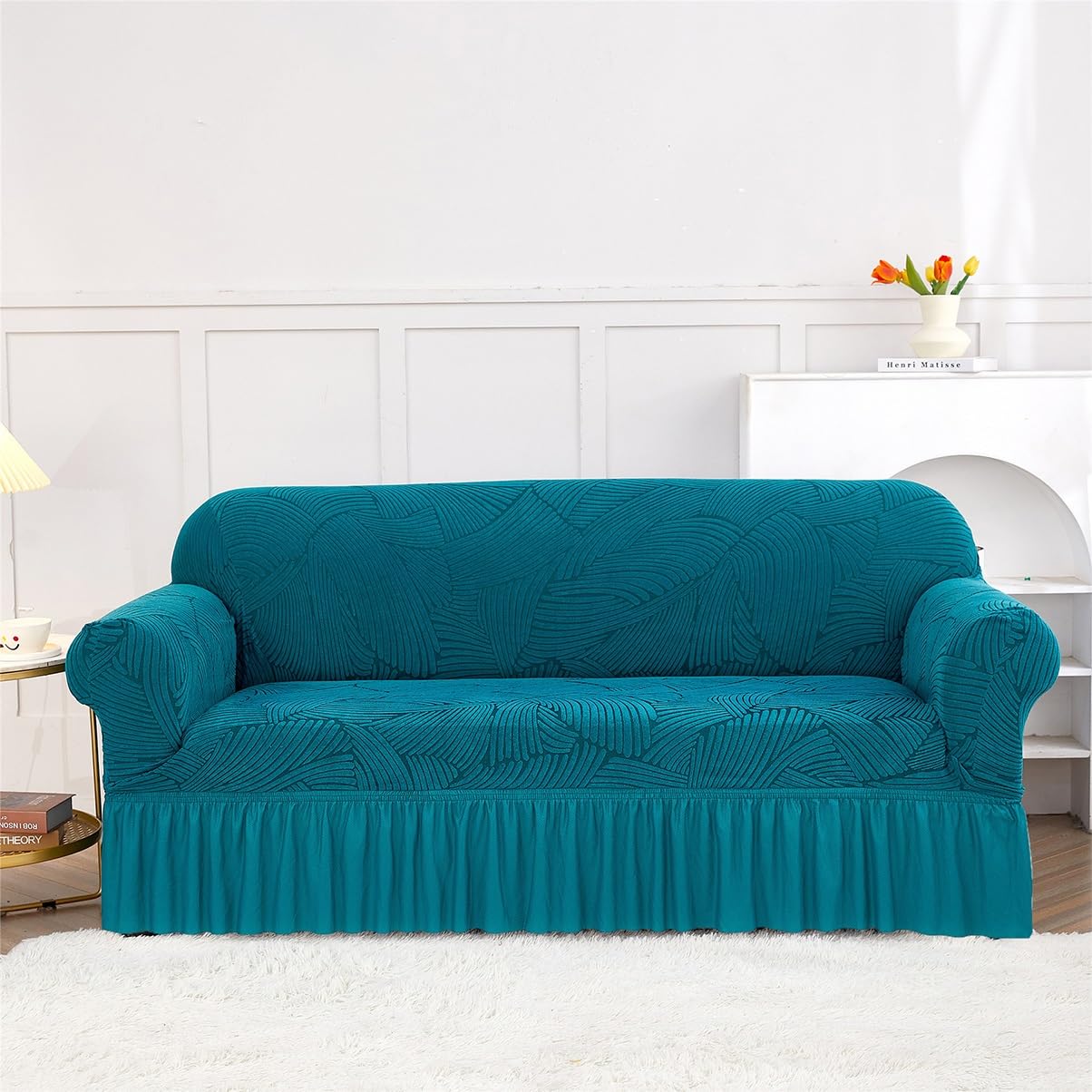 Housse de canapé moderne et extensible en élasthanne pour protéger votre salon des animaux