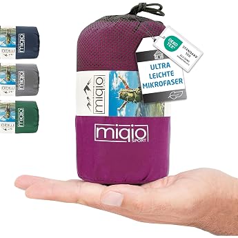 Miqio  2in1 H ttenschlafsack Ultra leicht mit Rei verschluss Links oder rechts D nner Komfort Reiseschlafsack und XL Reisedecke in Einem - Sommer Schlafsack Innenschlafsack